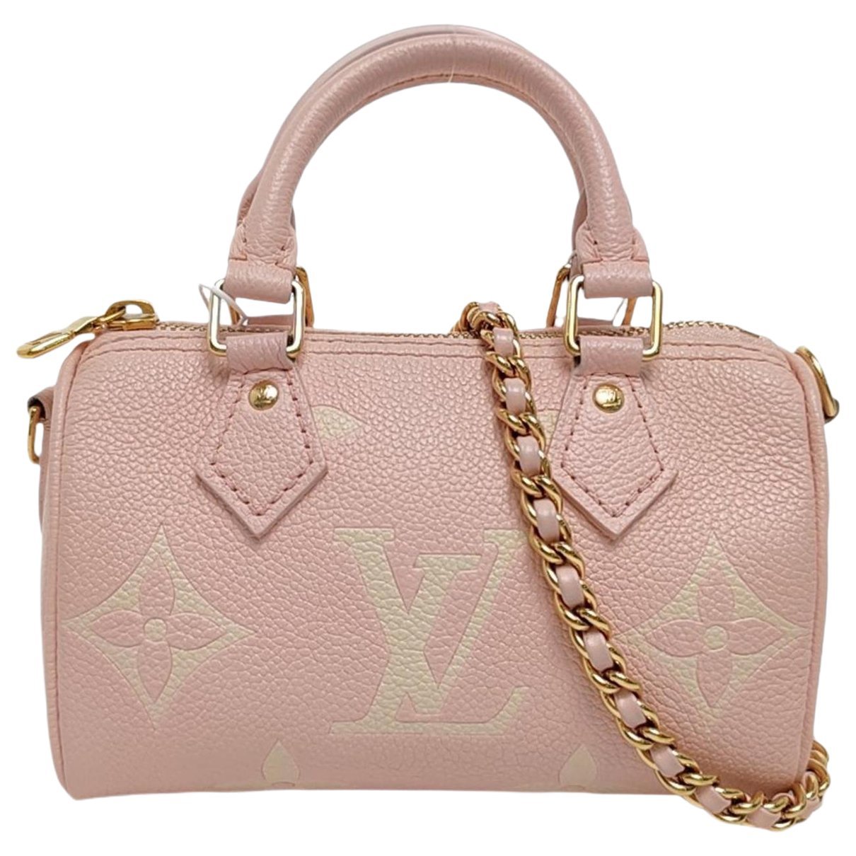 Nano Speedy / Mini HL leather handbag