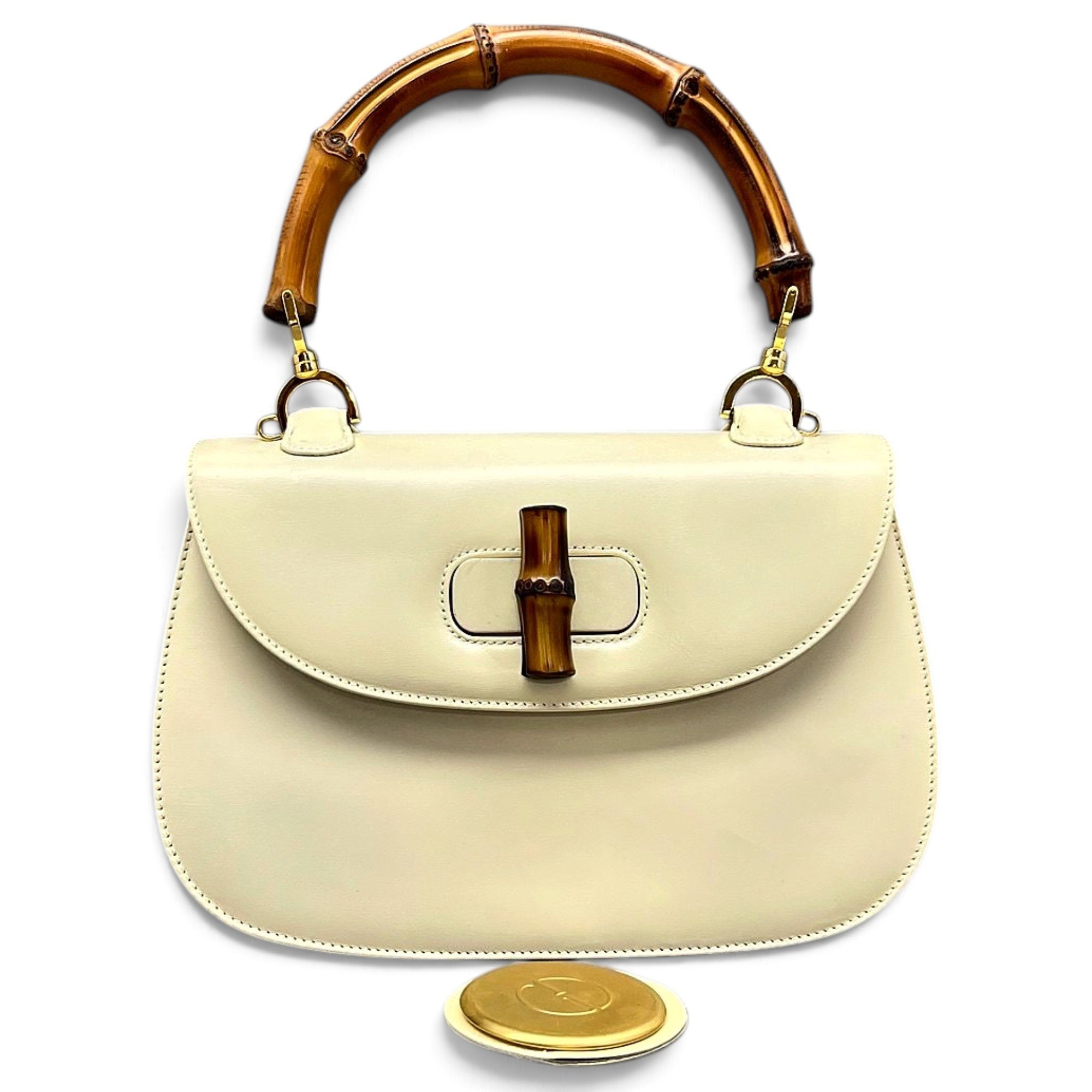 Bamboo leather handbag