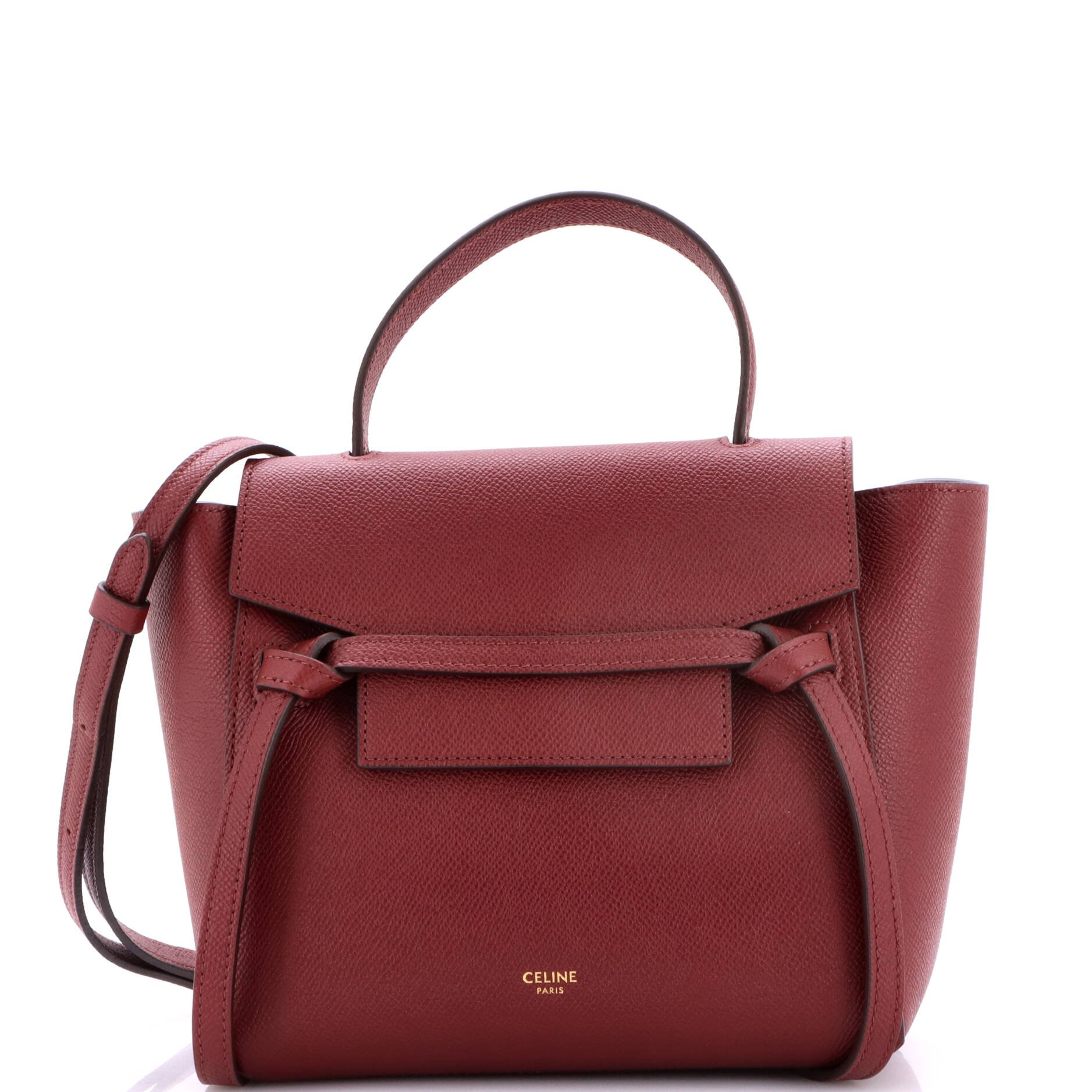 Belt Bag Textured Leather Nano