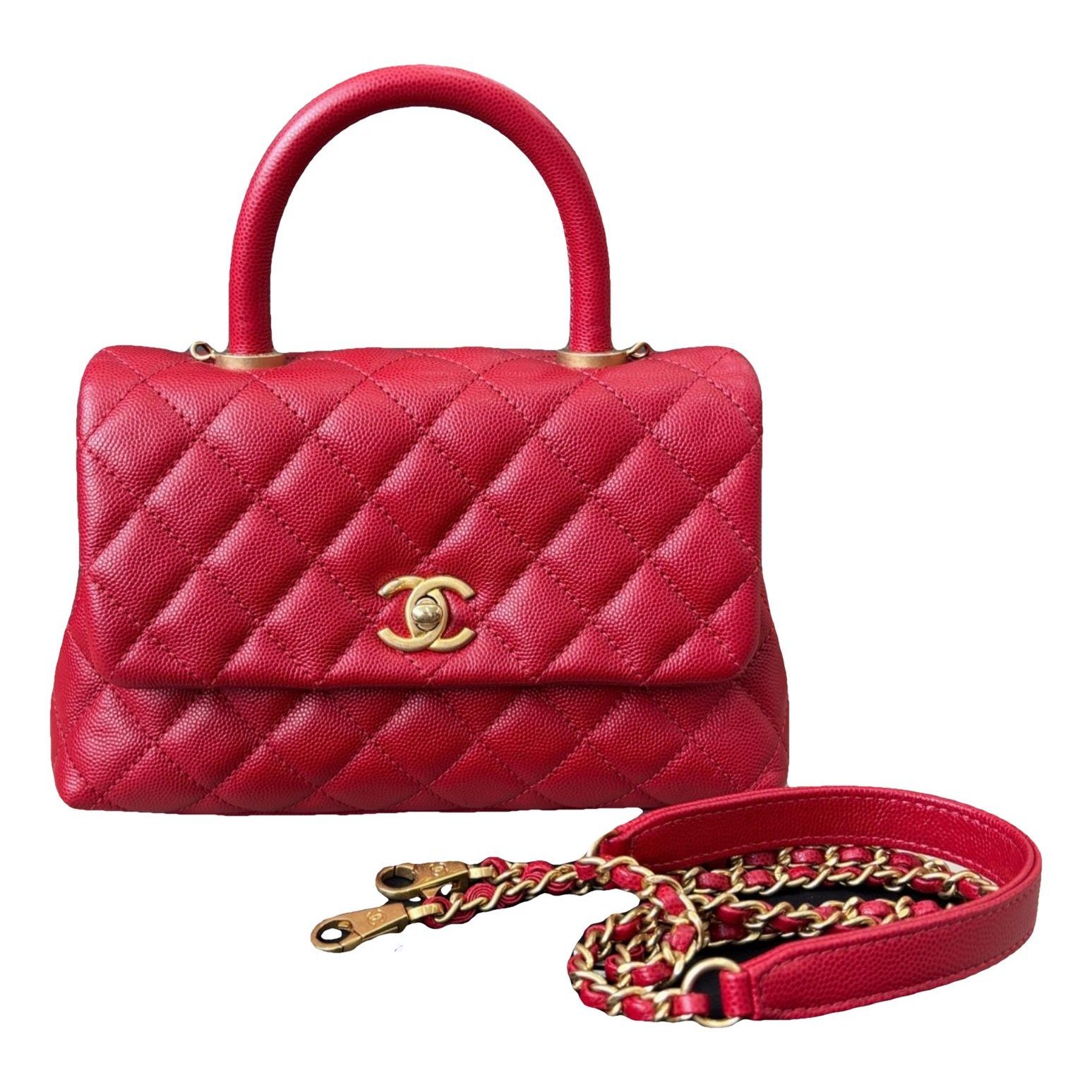 Coco Handle leather handbag