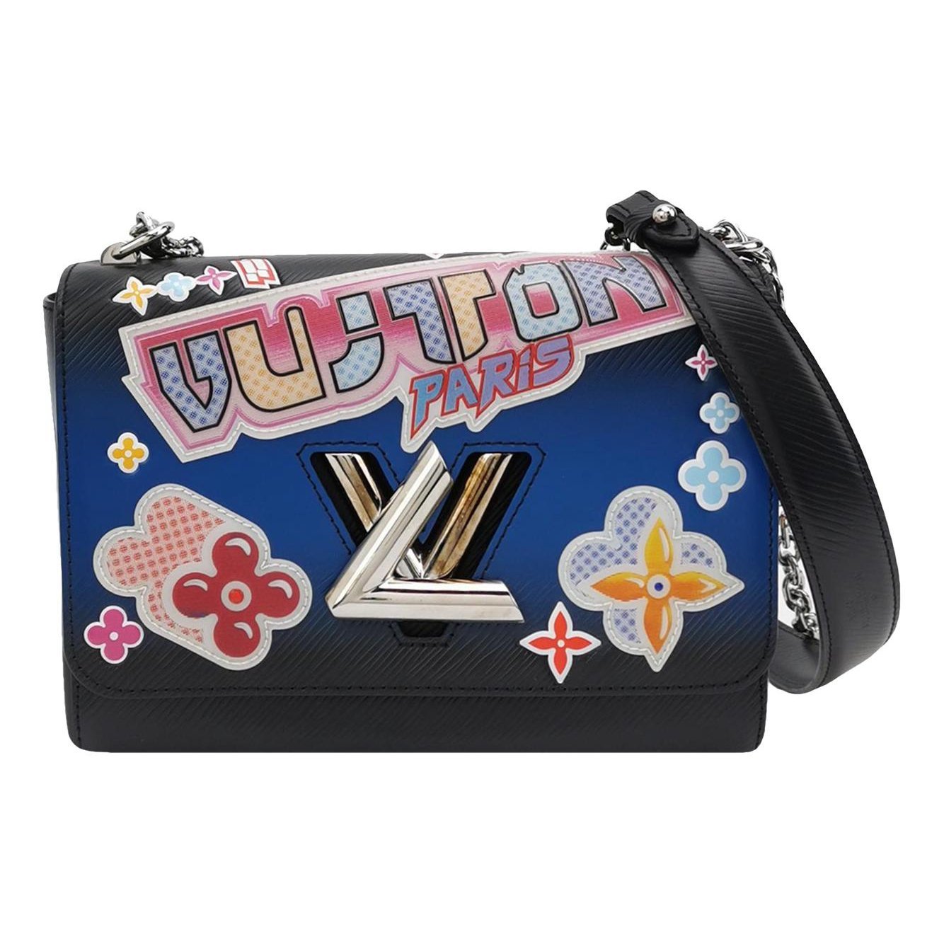 Twist leather crossbody bag