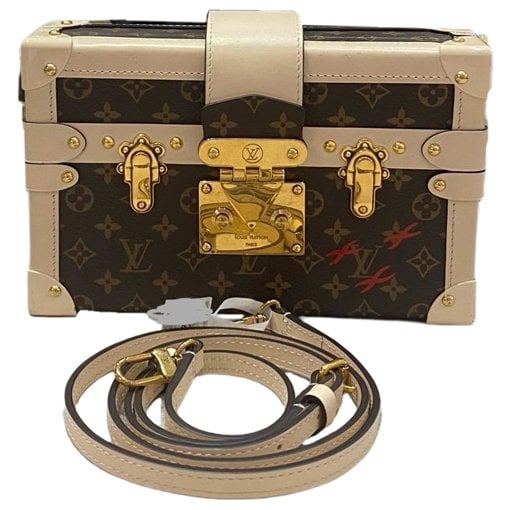 Petite Malle leather handbag