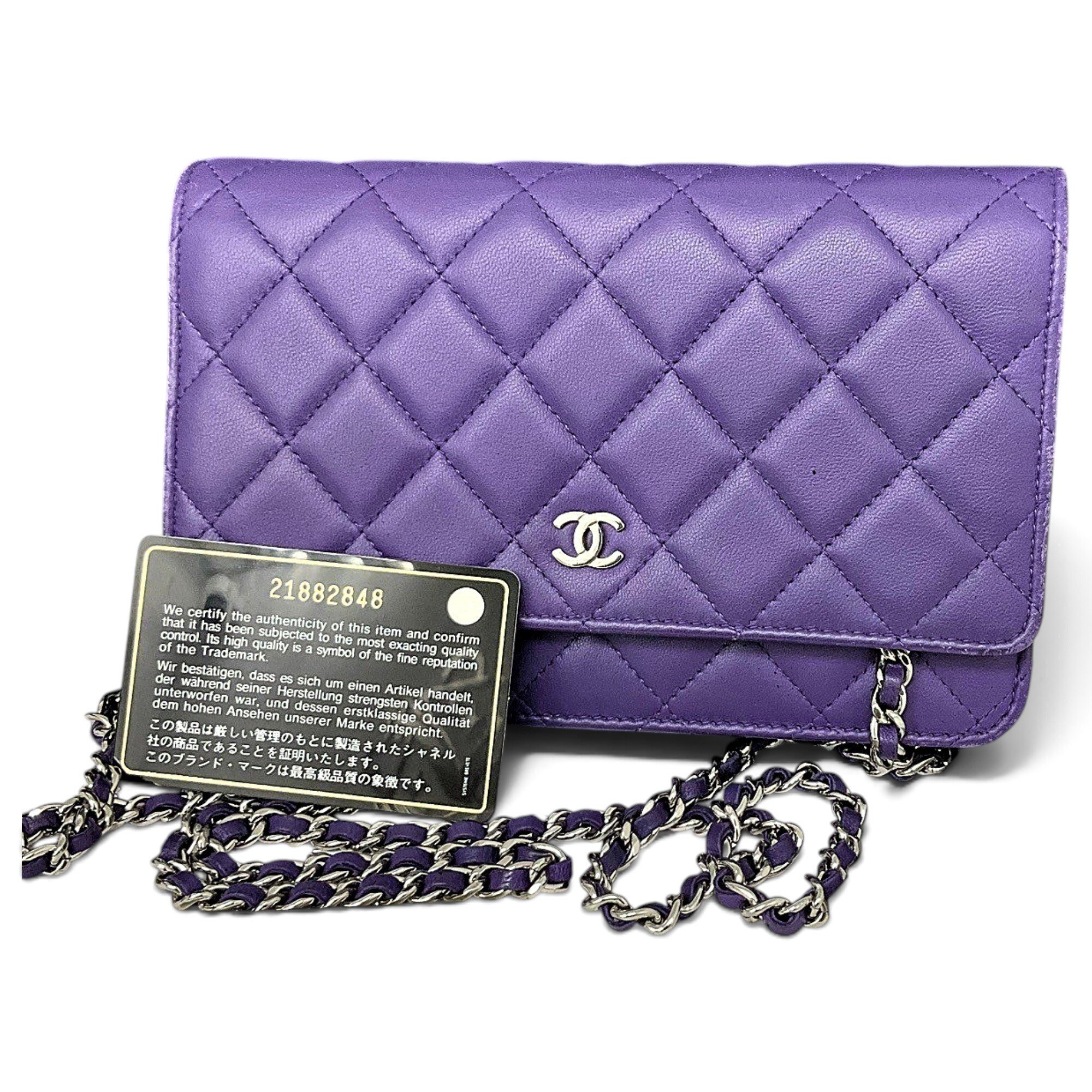 Wallet On Chain Timeless/Classique leather handbag
