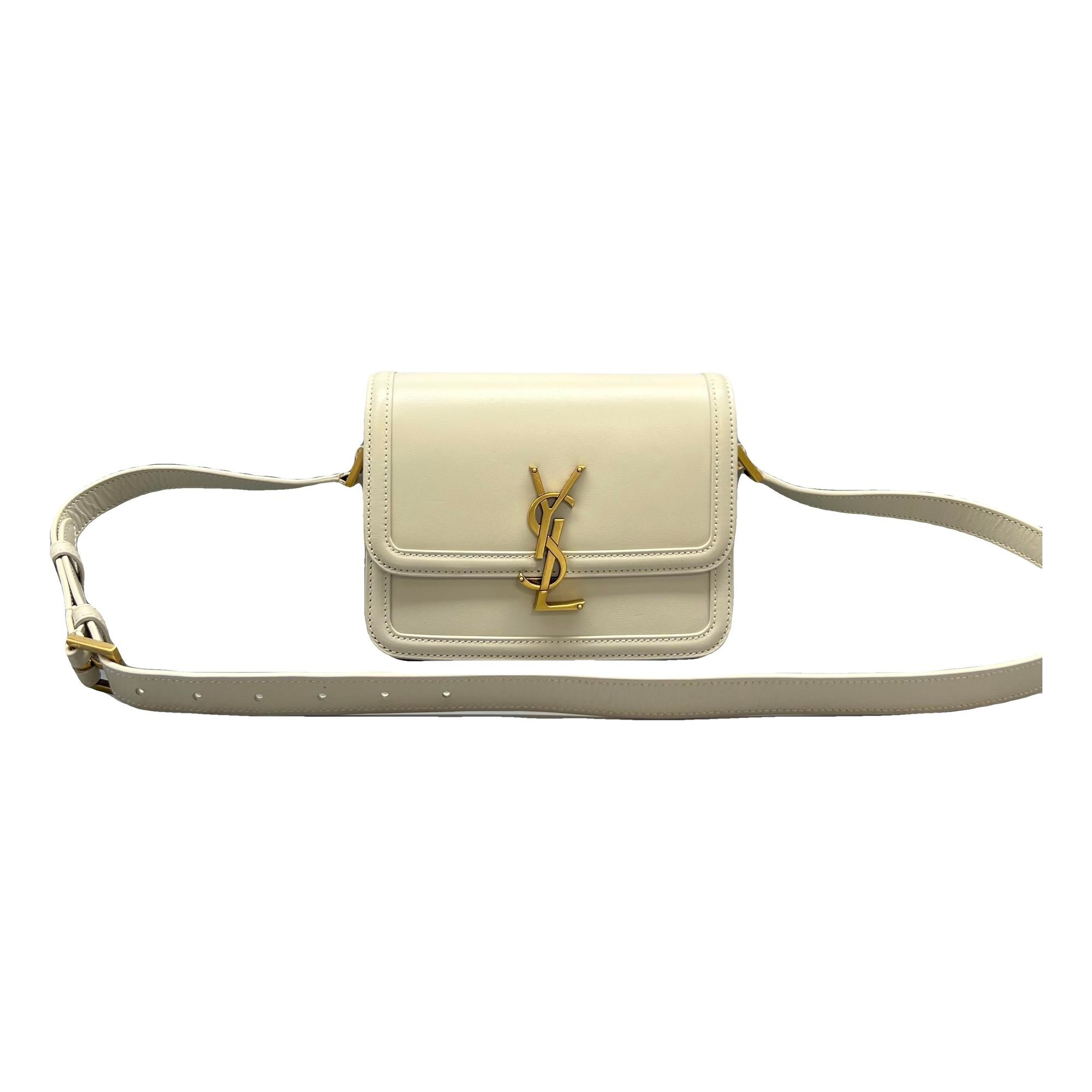 Solférino leather handbag