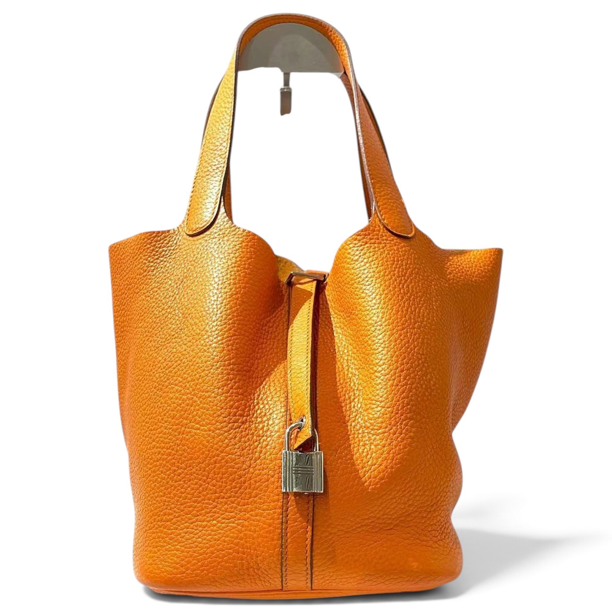 Picotin leather handbag