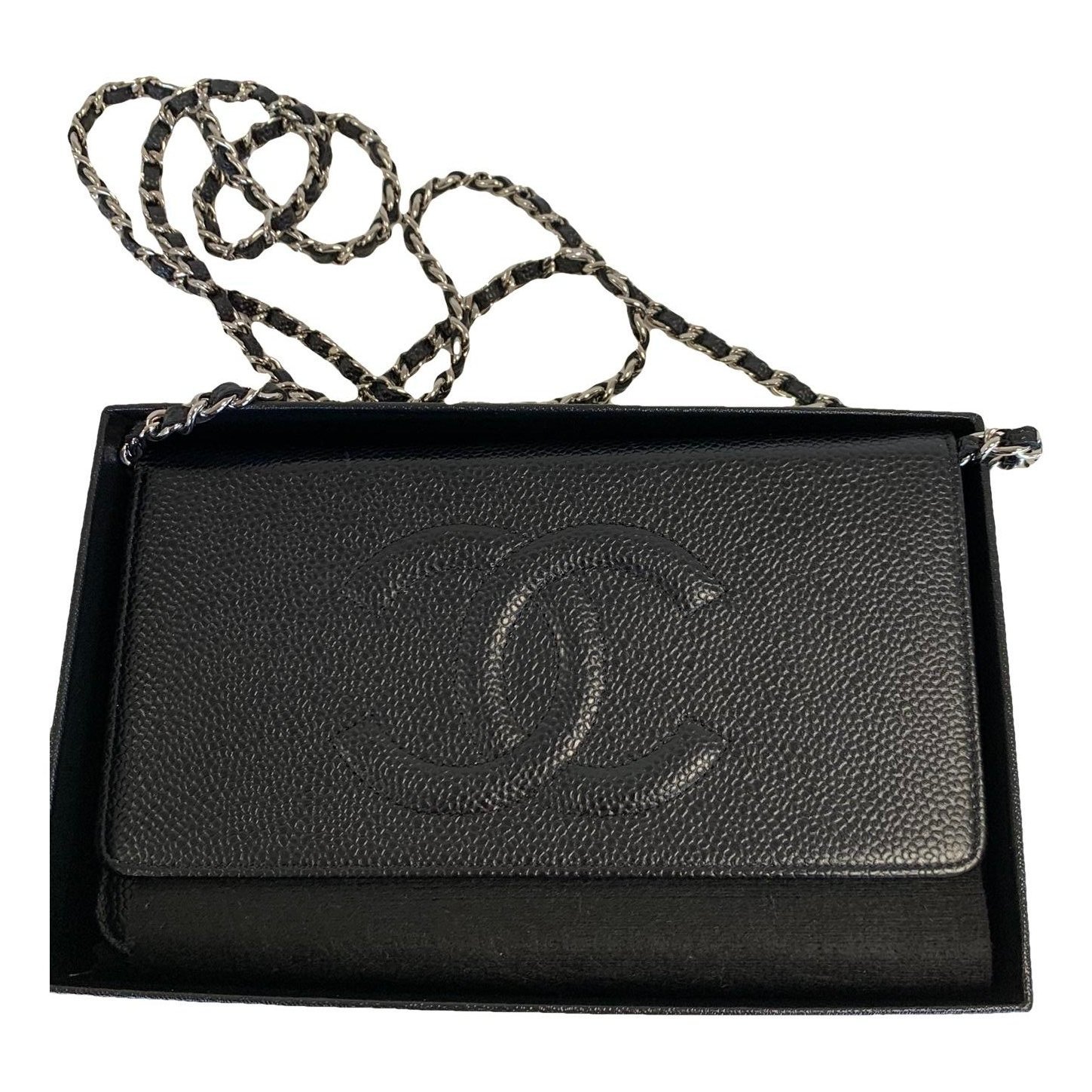 Wallet On Chain Timeless/Classique leather crossbody bag