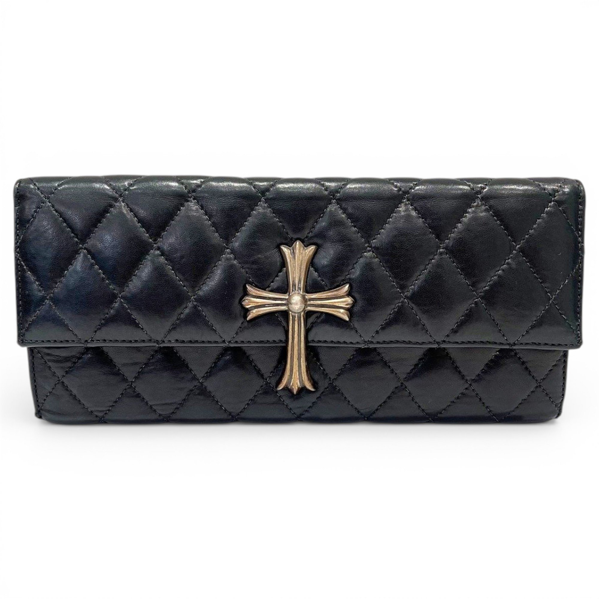 Chrome Hearts Leather clutch bag