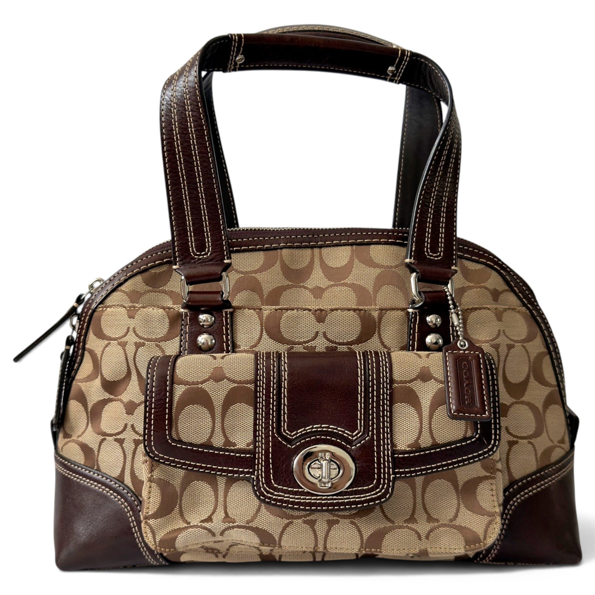 Signature Sufflette cloth handbag