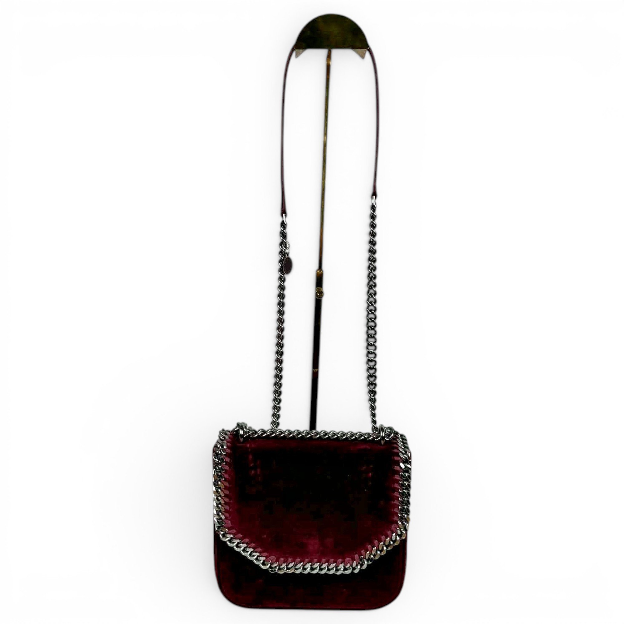 Velvet handbag