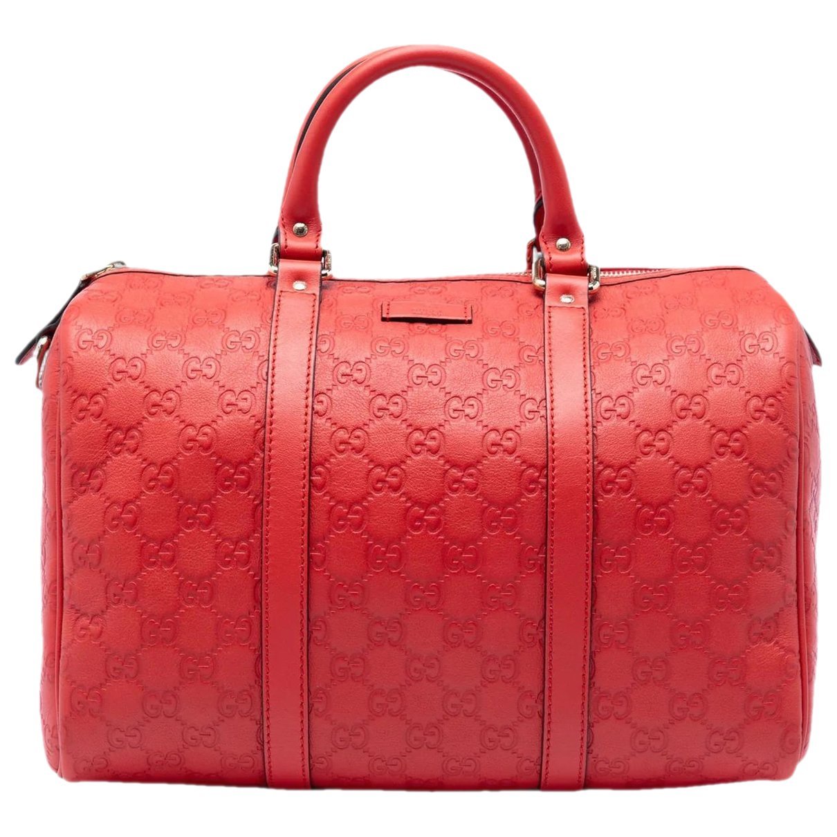 Boston leather bag
