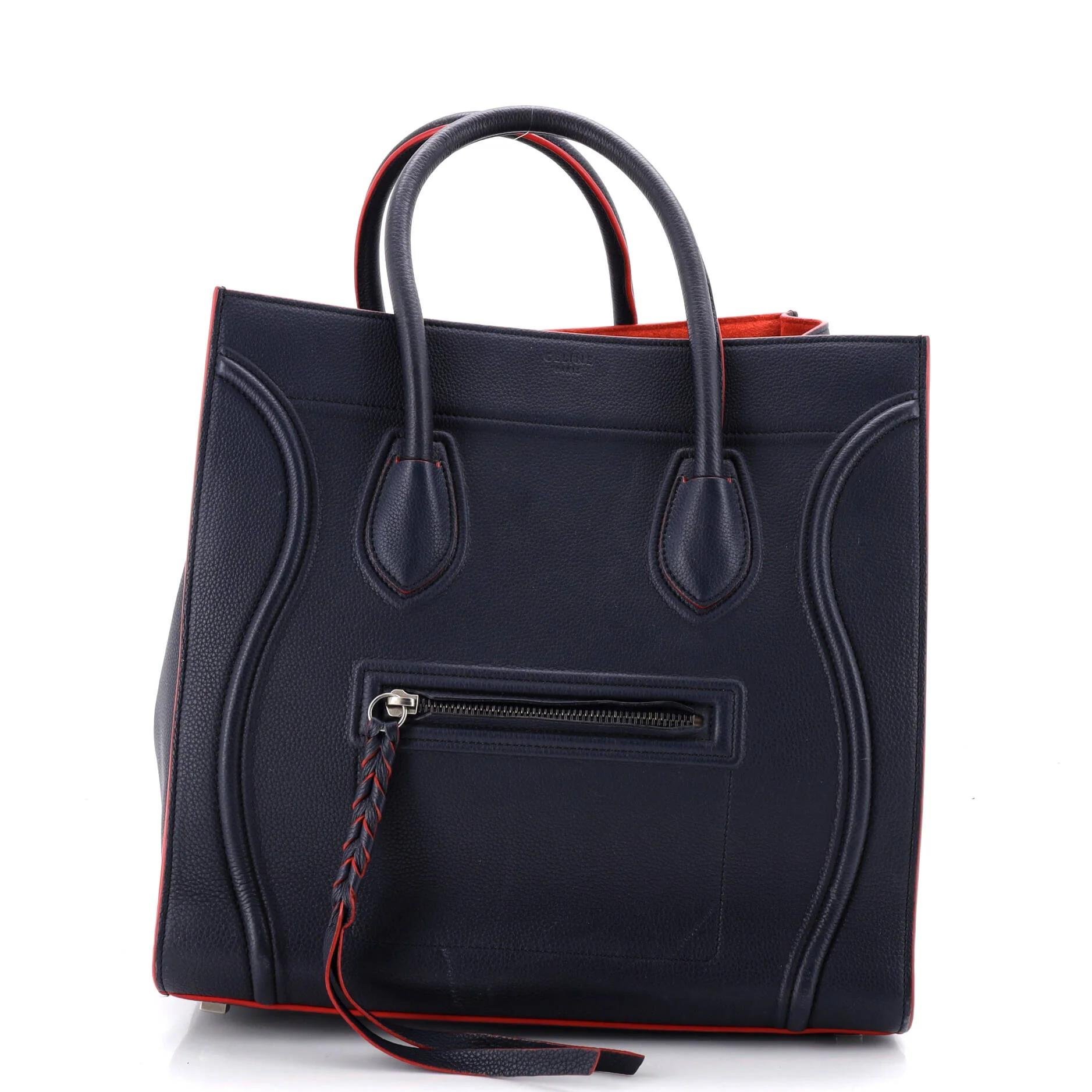 Leather tote