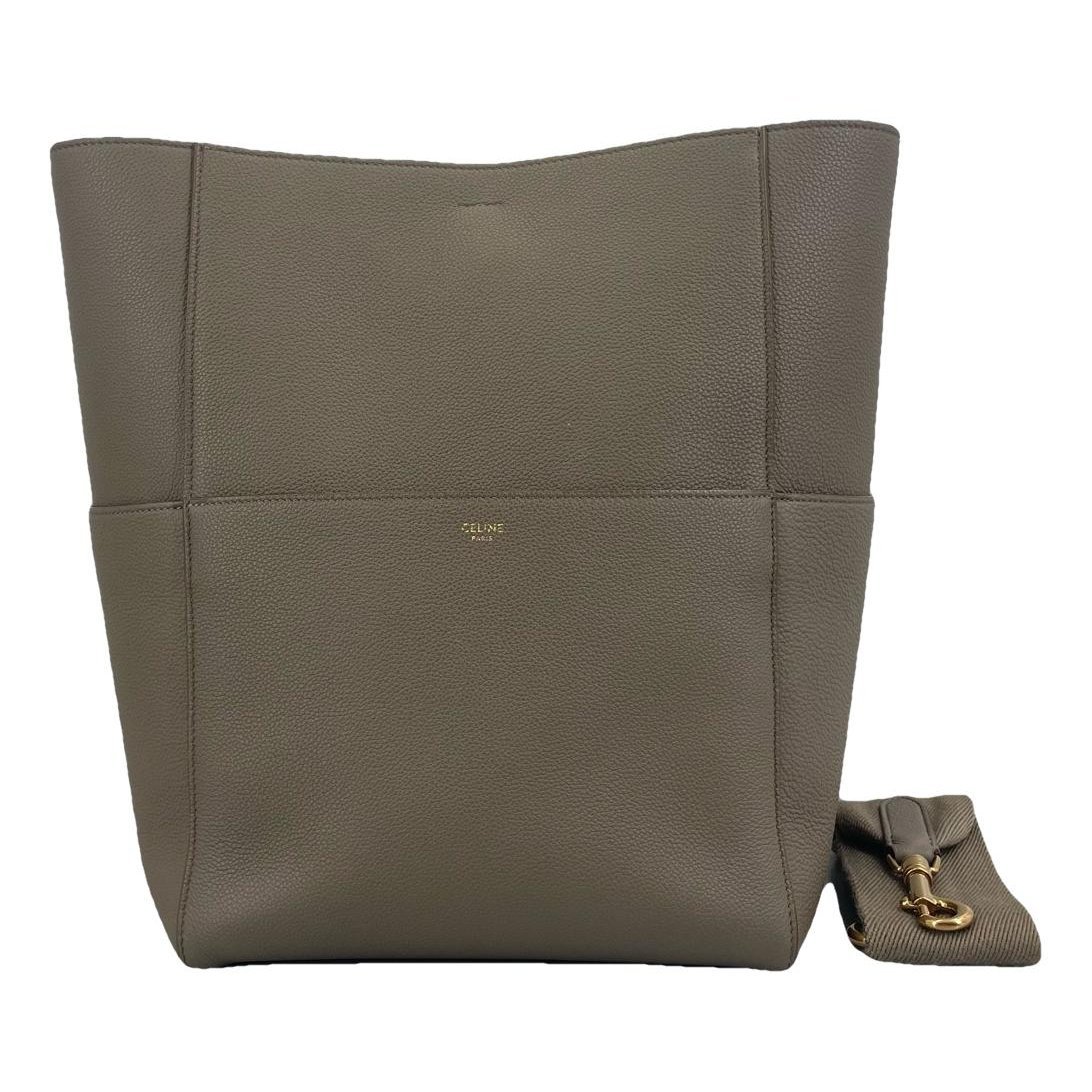 Seau Sangle leather handbag