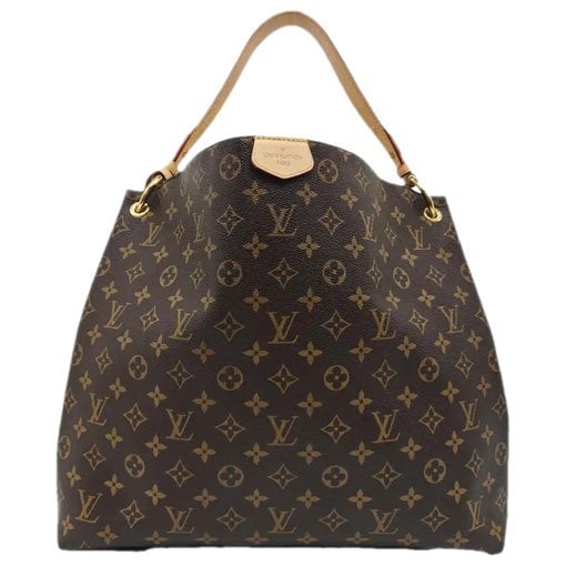 Graceful leather handbag