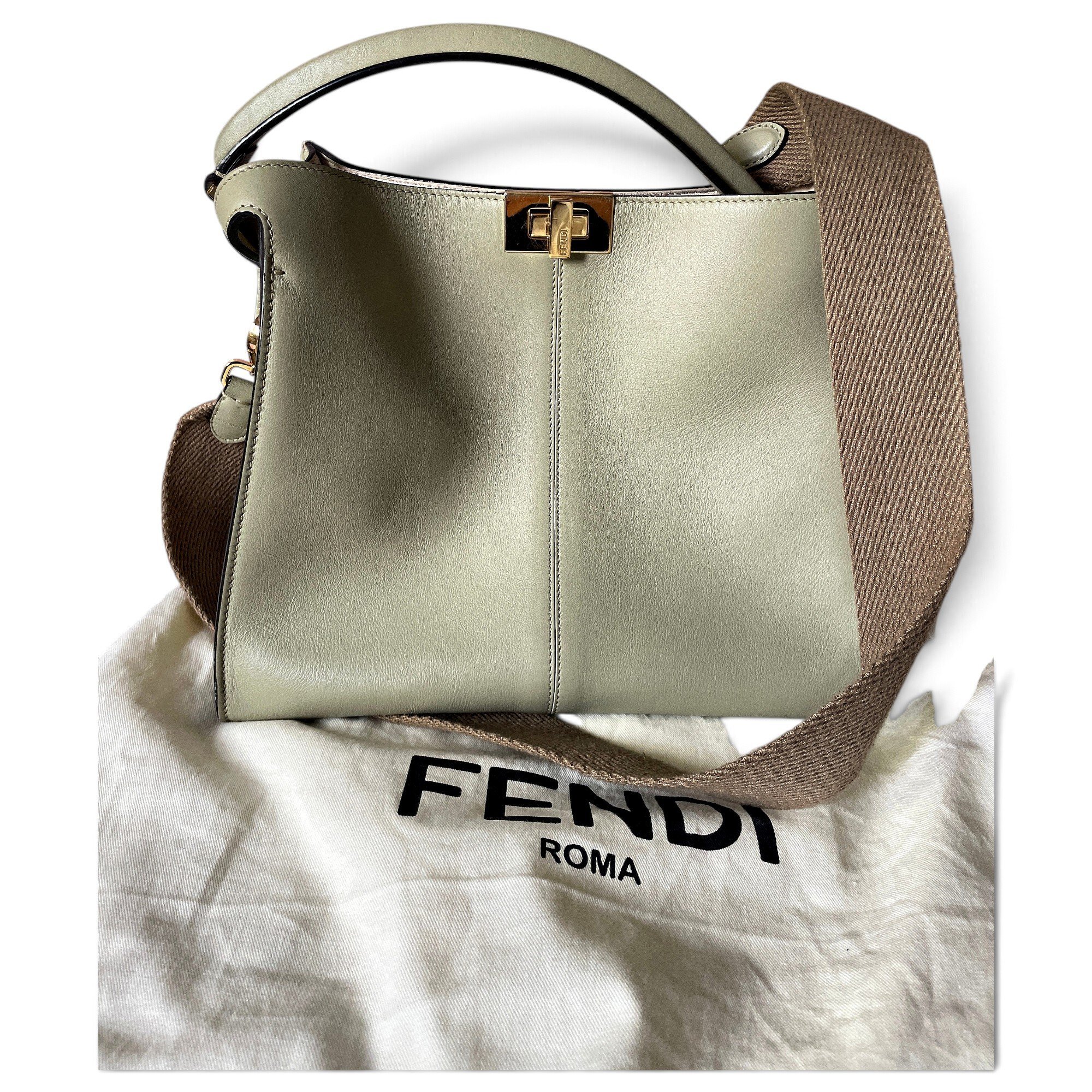 Peekaboo X-Lite leather handbag