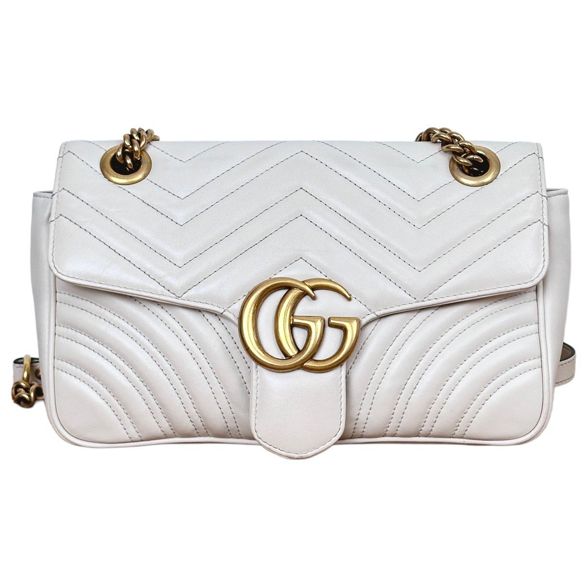 GG Marmont Flap leather handbag