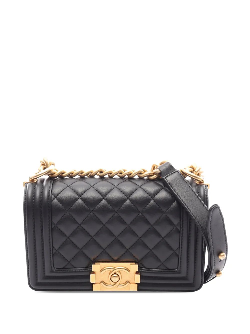 2021-2026 Small Quilted Lambskin Boy Flap crossbody bag