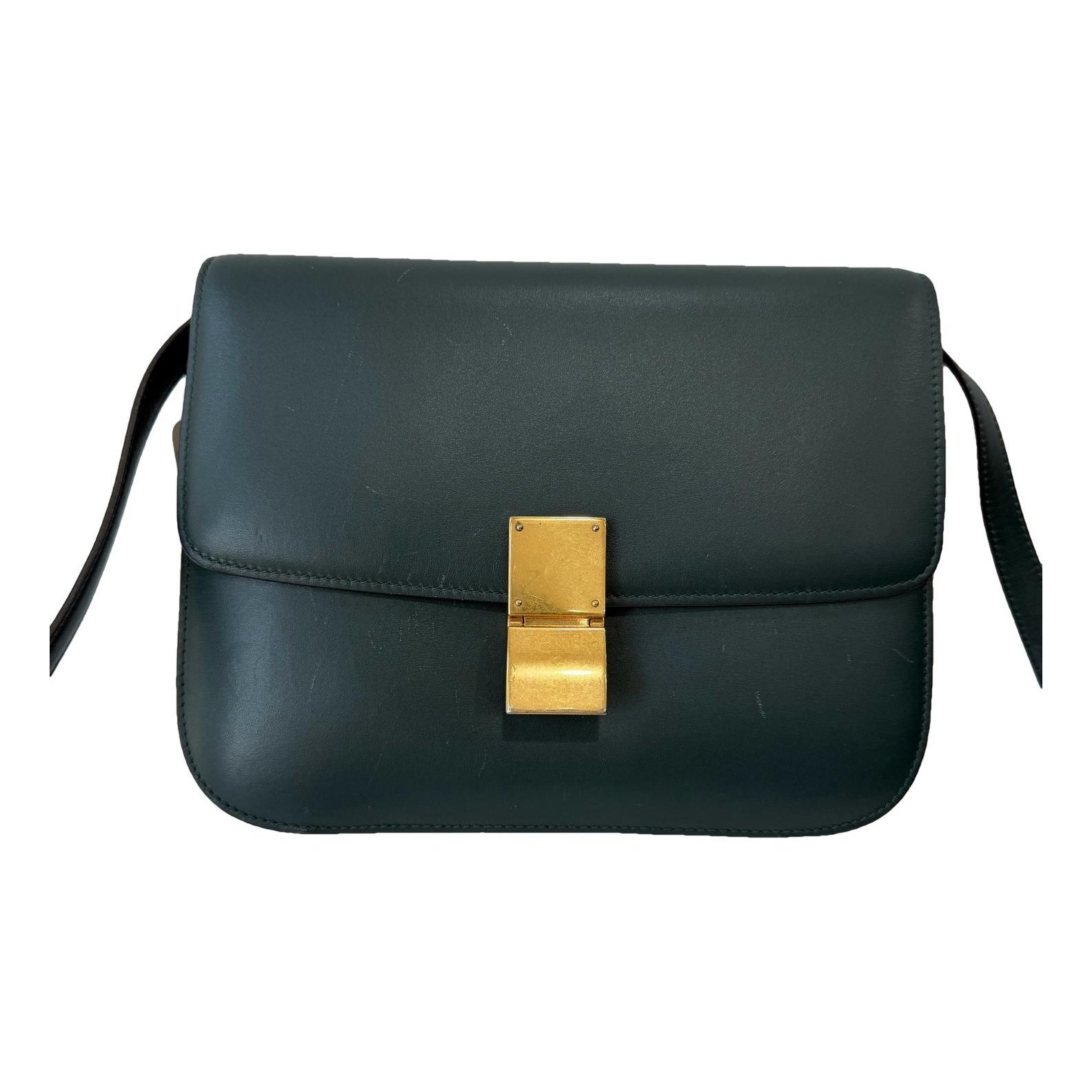 Classic leather crossbody bag