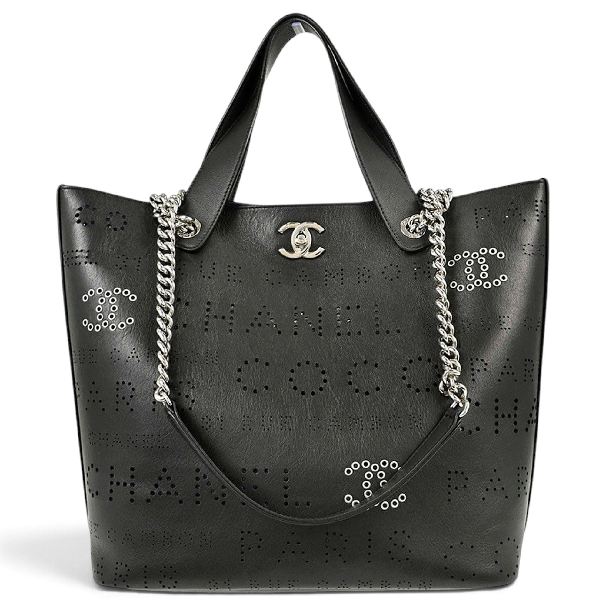 Leather tote