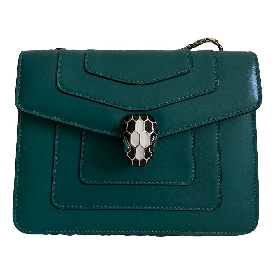 Bvlgari Serpenti leather handbag
