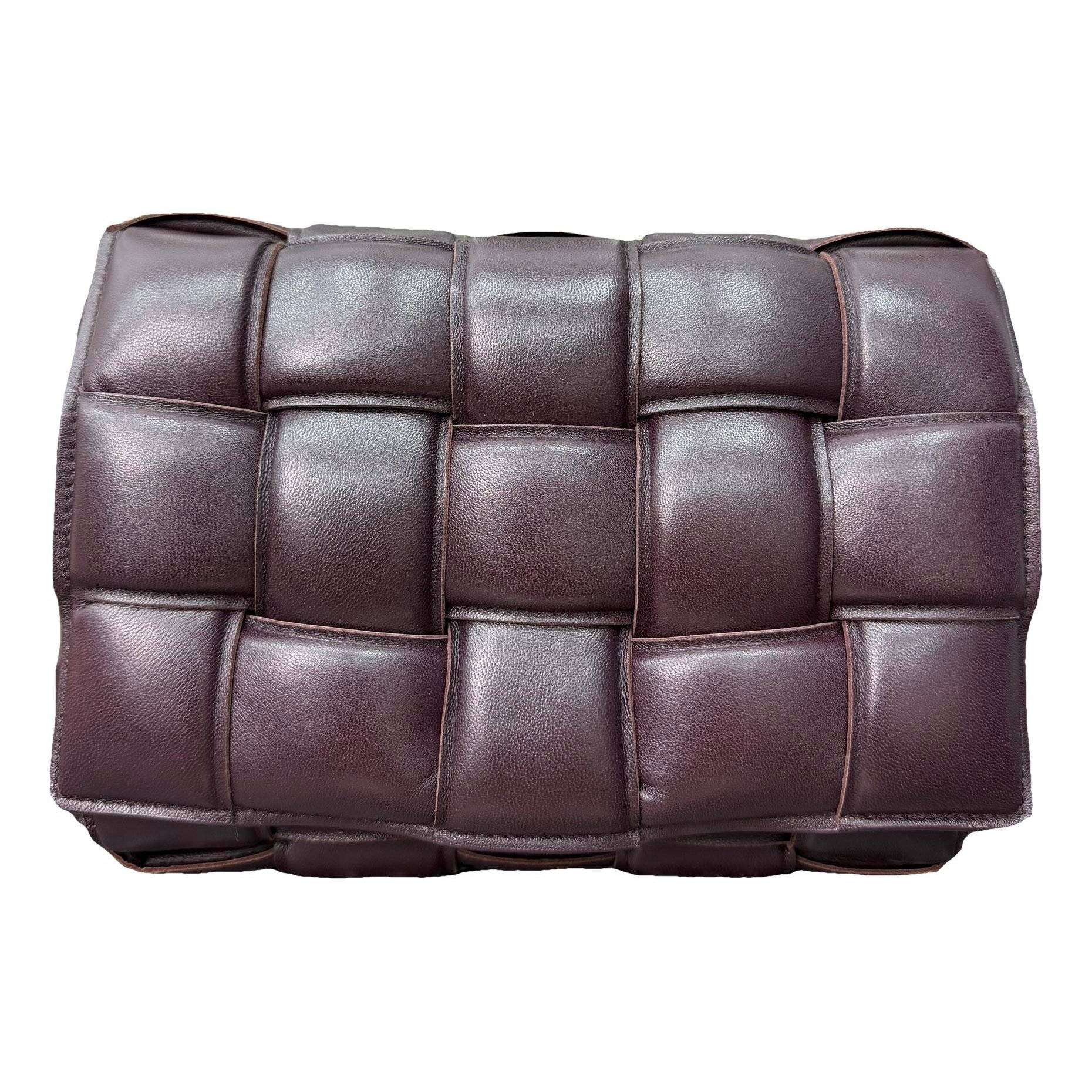 Cassette Padded leather handbag