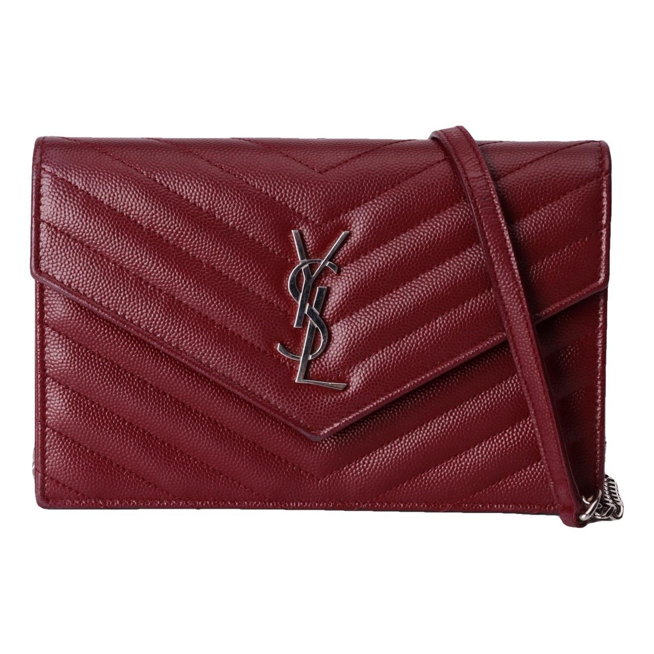Envelope leather crossbody bag