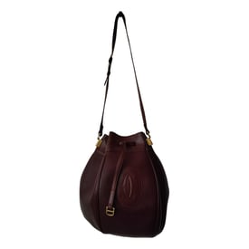 Cartier Seau Leather Handbag
