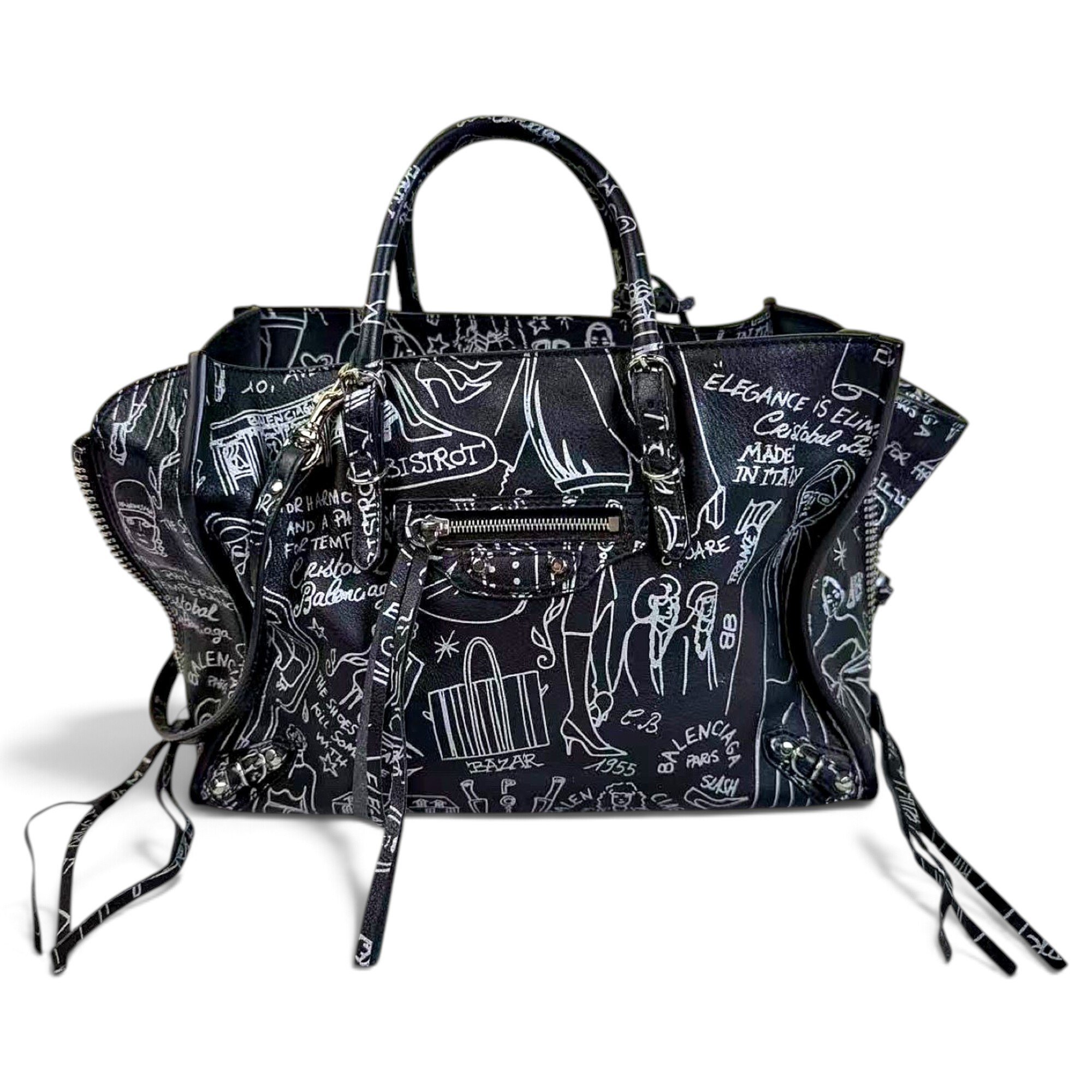 Vélo leather handbag