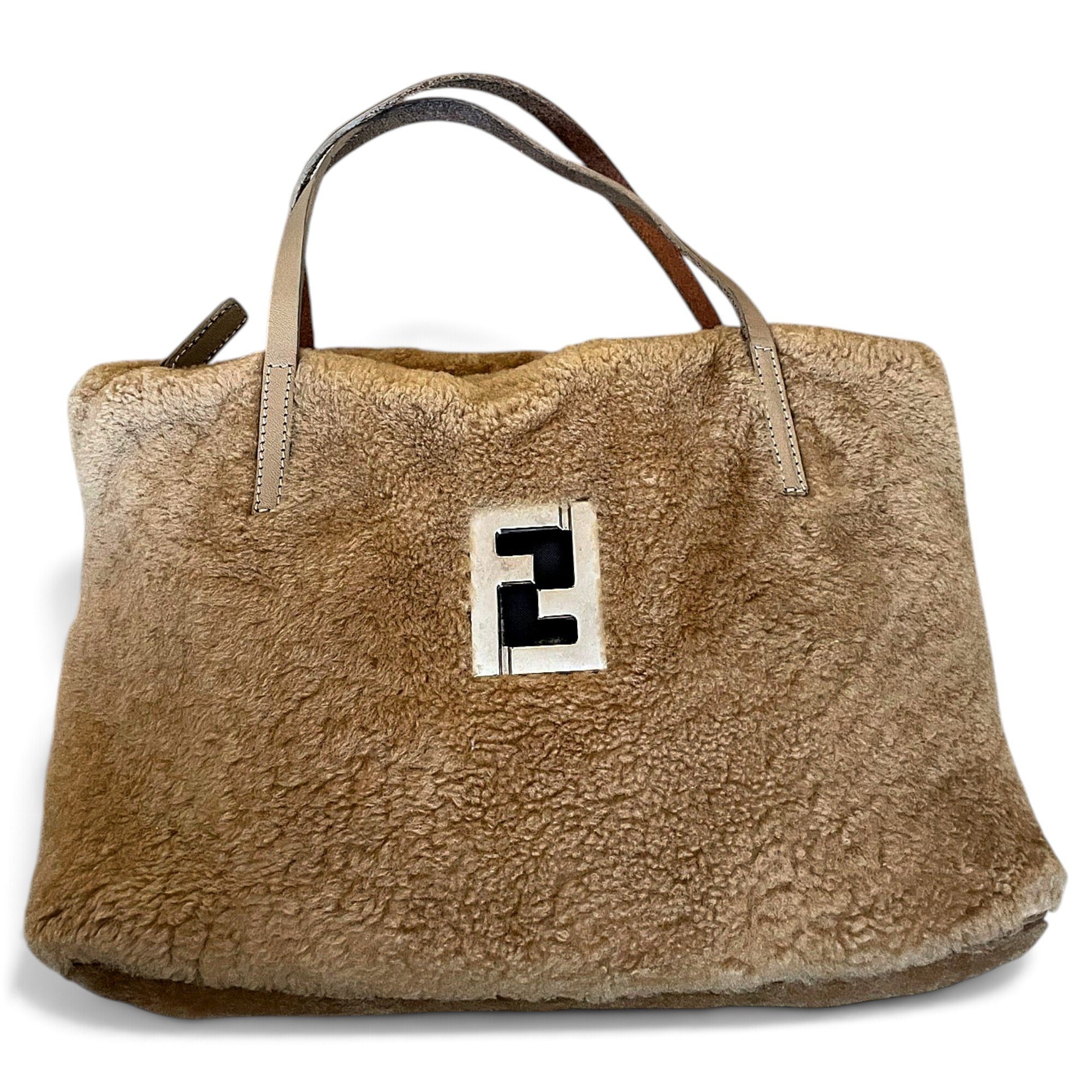 Baguette leather handbag