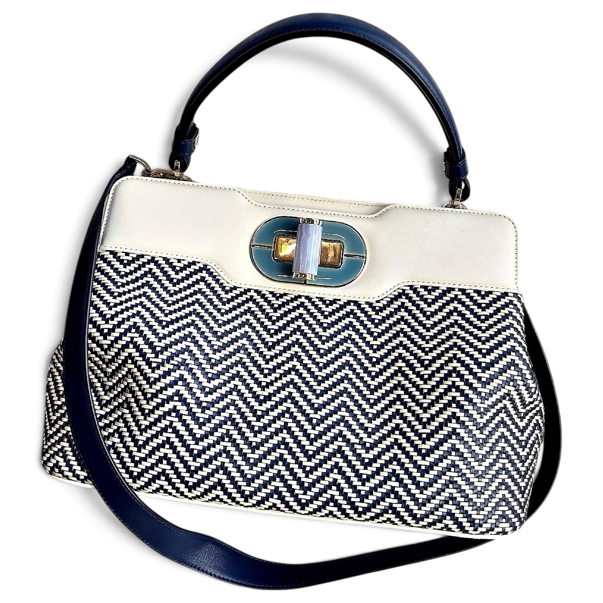 Isabella Rossellini leather handbag