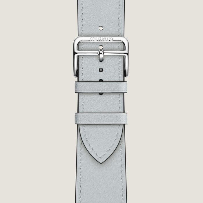 ブルー・グラシエ Apple Watch Hermès シンプルトゥール 46 MM