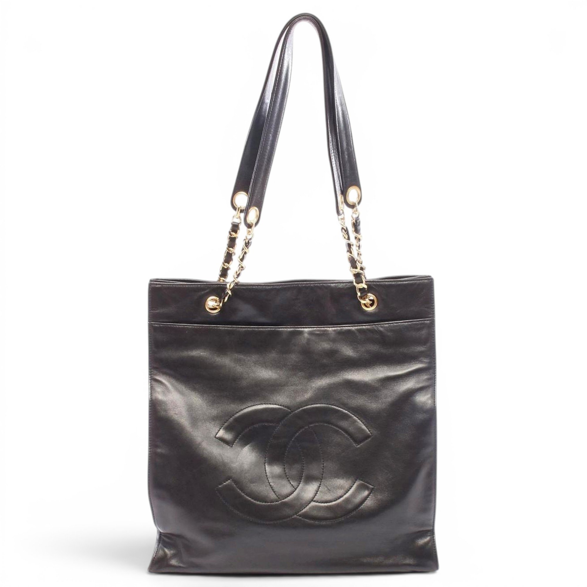 Leather tote