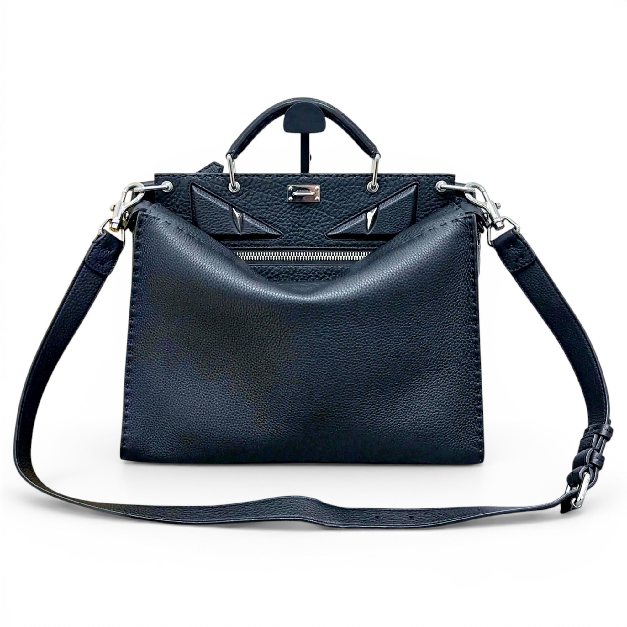 Peekaboo leather handbag