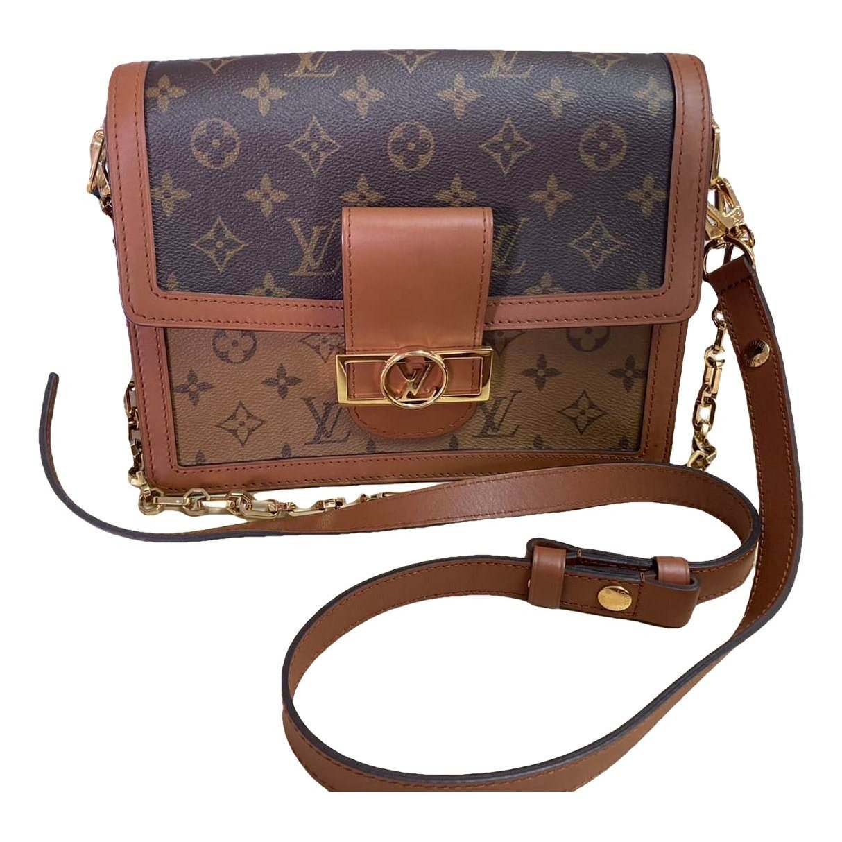 Dauphine leather crossbody bag