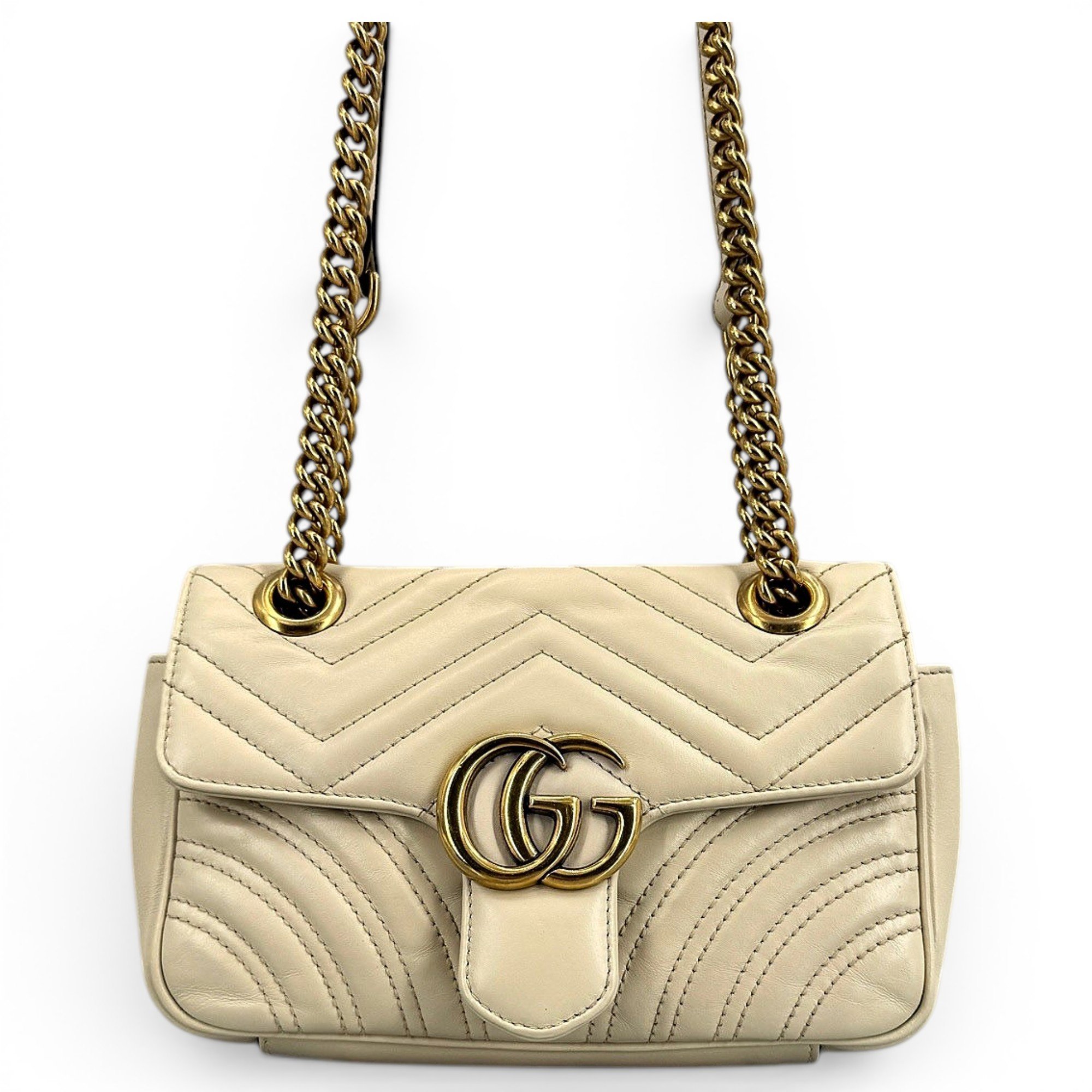 GG Marmont Flap leather handbag