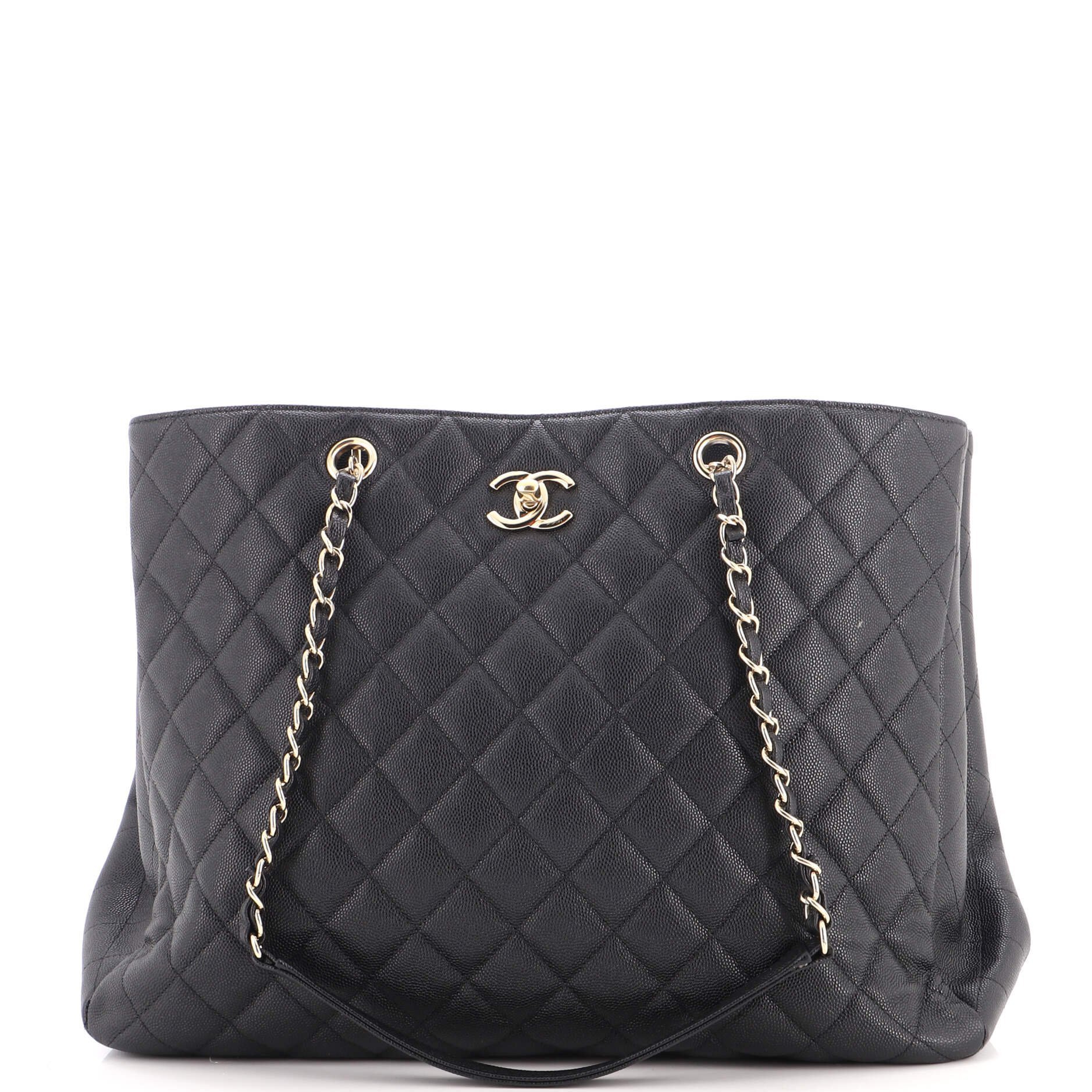 Classic CC Shopping leather tote