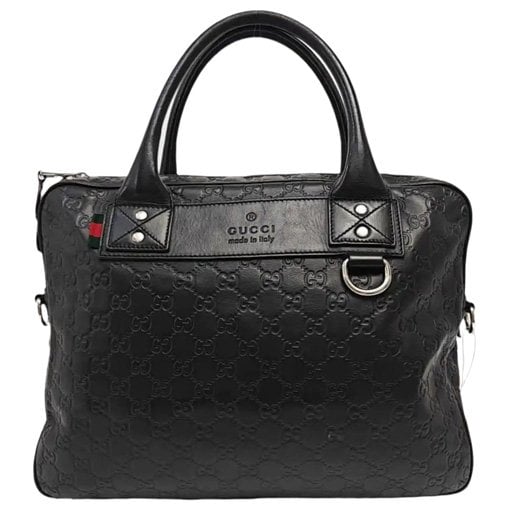 Leather handbag