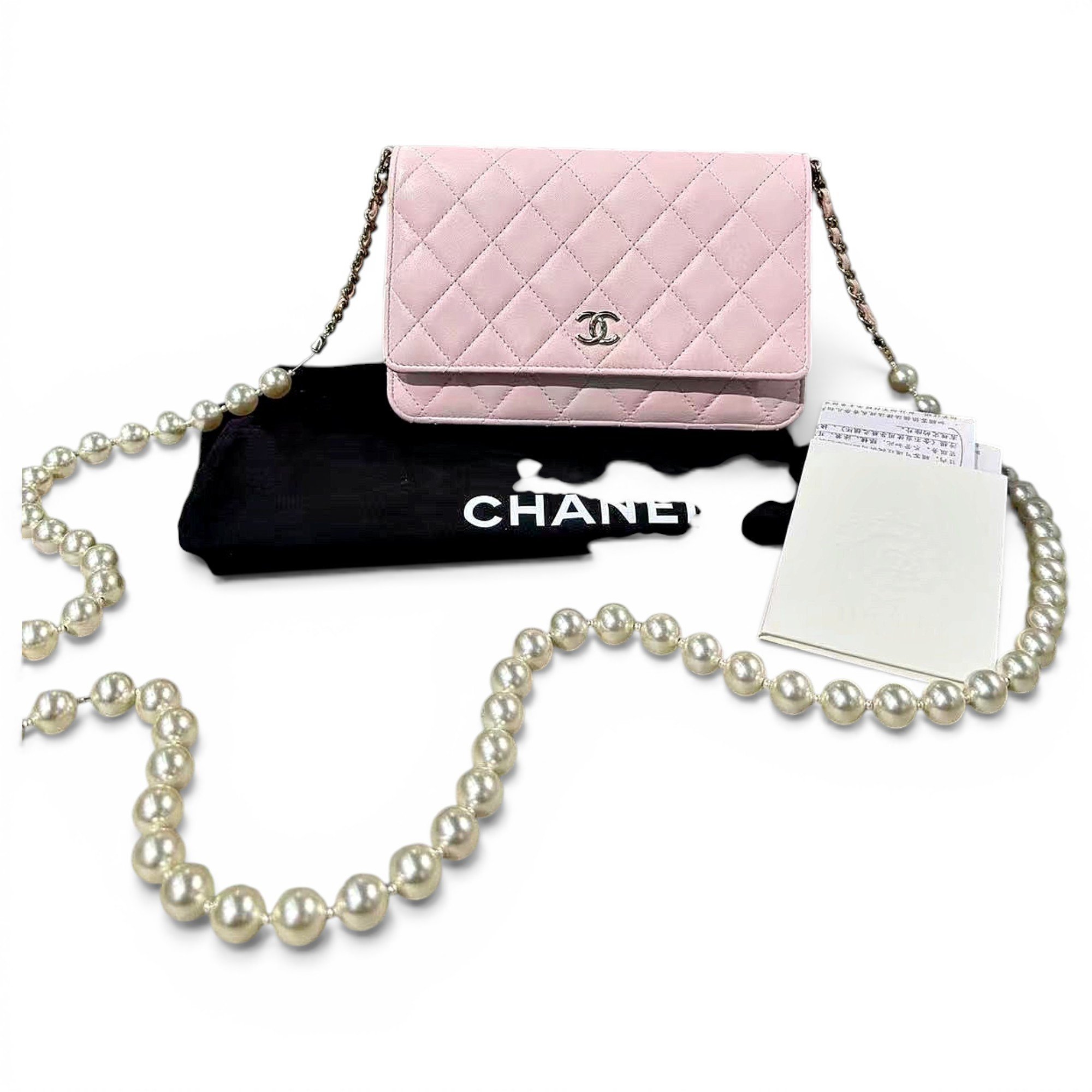 Wallet On Chain Timeless/Classique leather crossbody bag