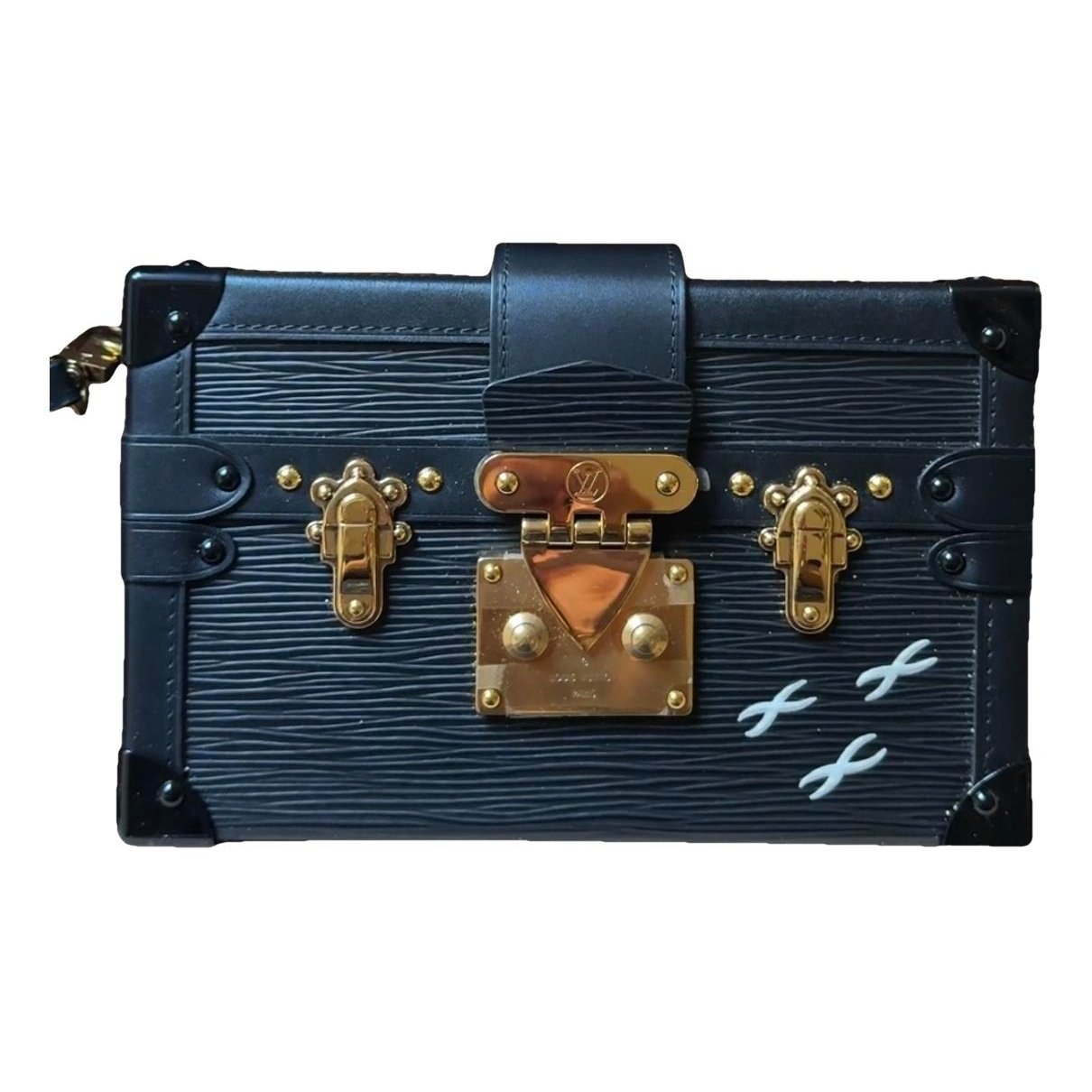Petite Malle leather crossbody bag