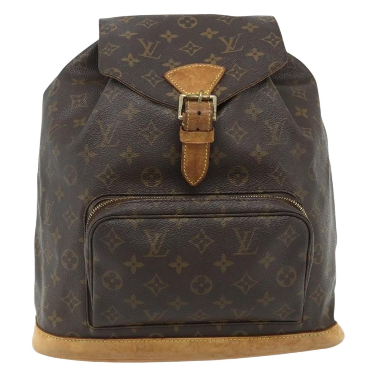 Montsouris leather backpack