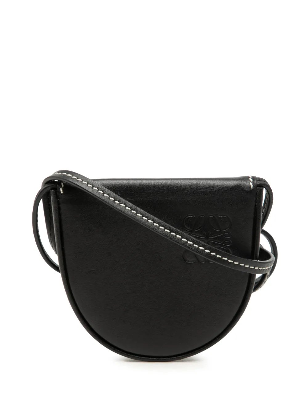 Loewe 2019 Mini Soft Calfskin Anagram Heel Pouch crossbody bag