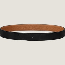 Reversible leather strap 32 mm