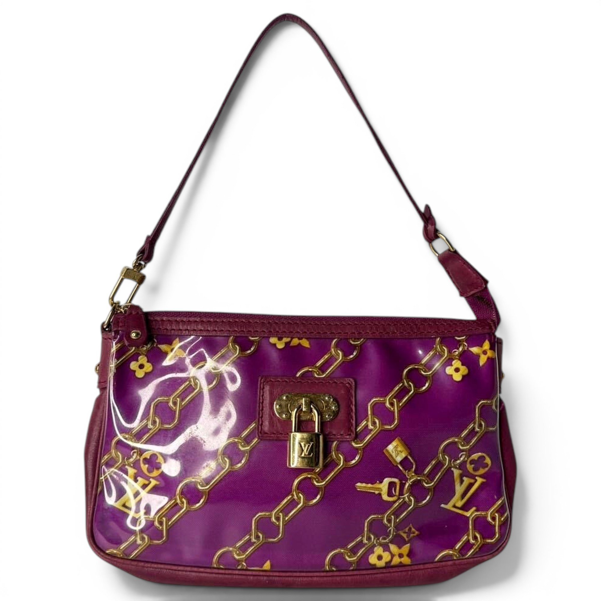 Pochette Accessoire leather handbag