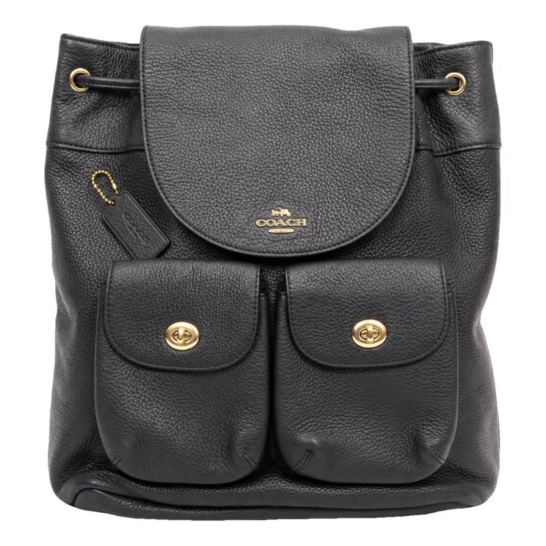 Leather backpack
