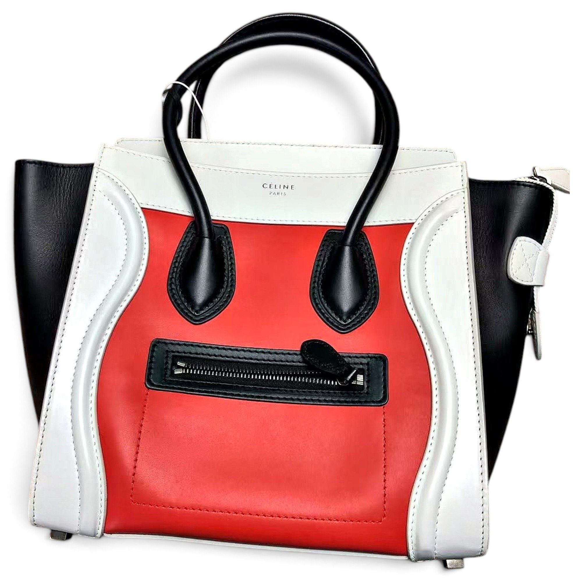 Luggage leather handbag