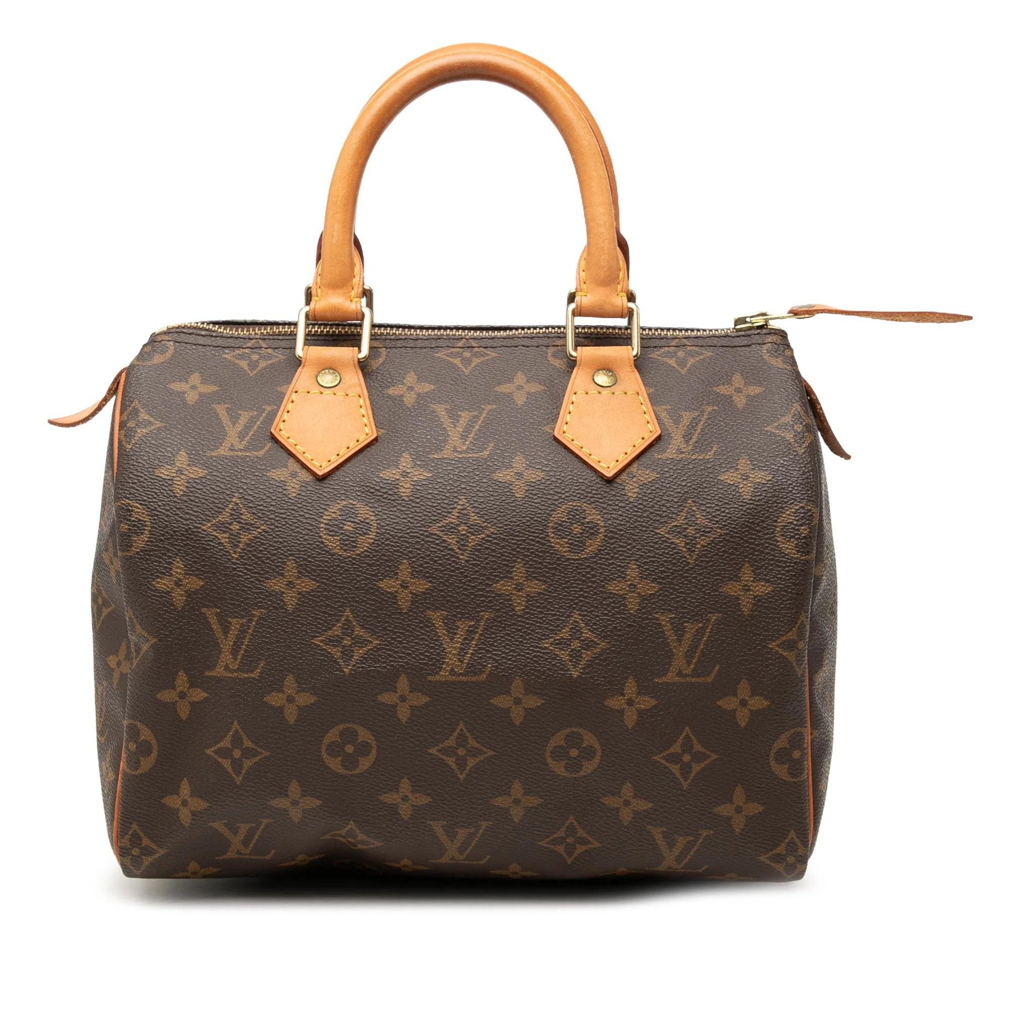 Speedy leather handbag
