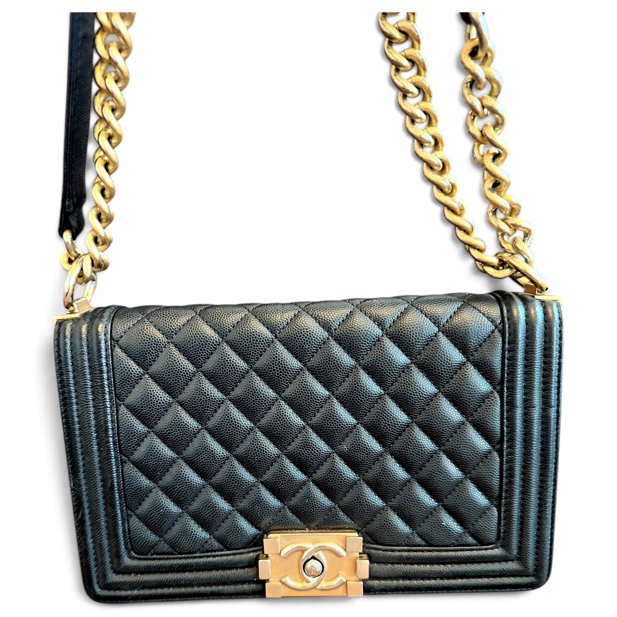Boy leather crossbody bag