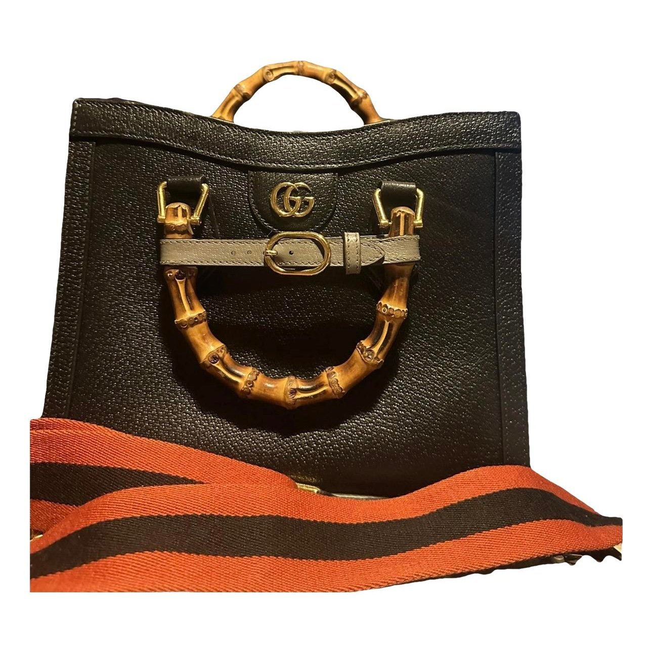 Diana Bamboo leather tote