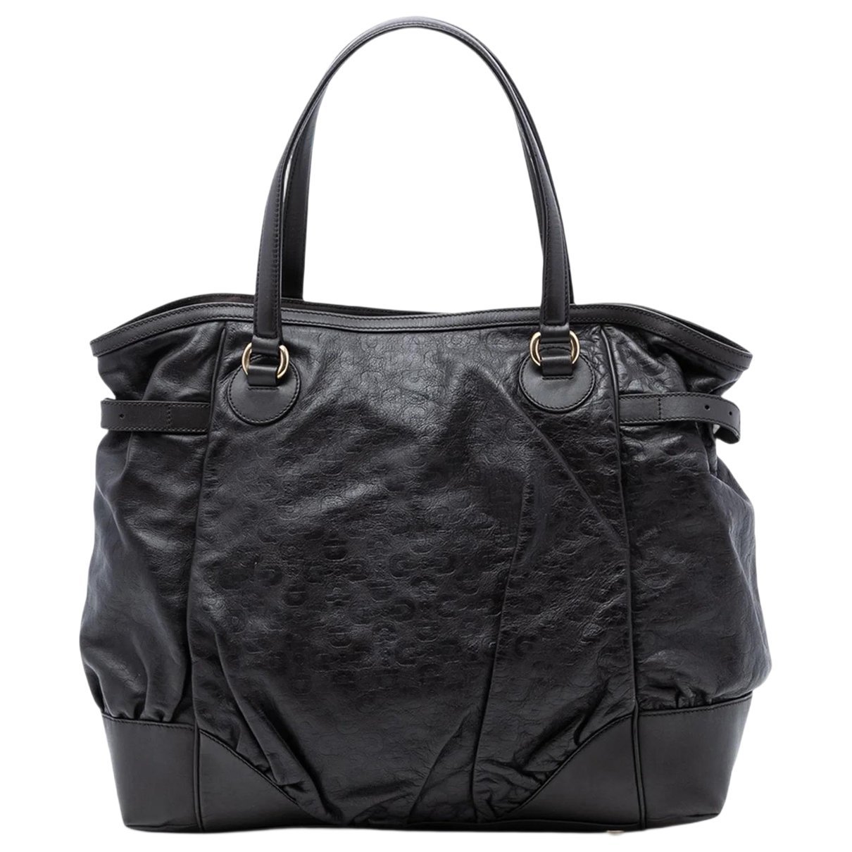 Gucci B leather bag