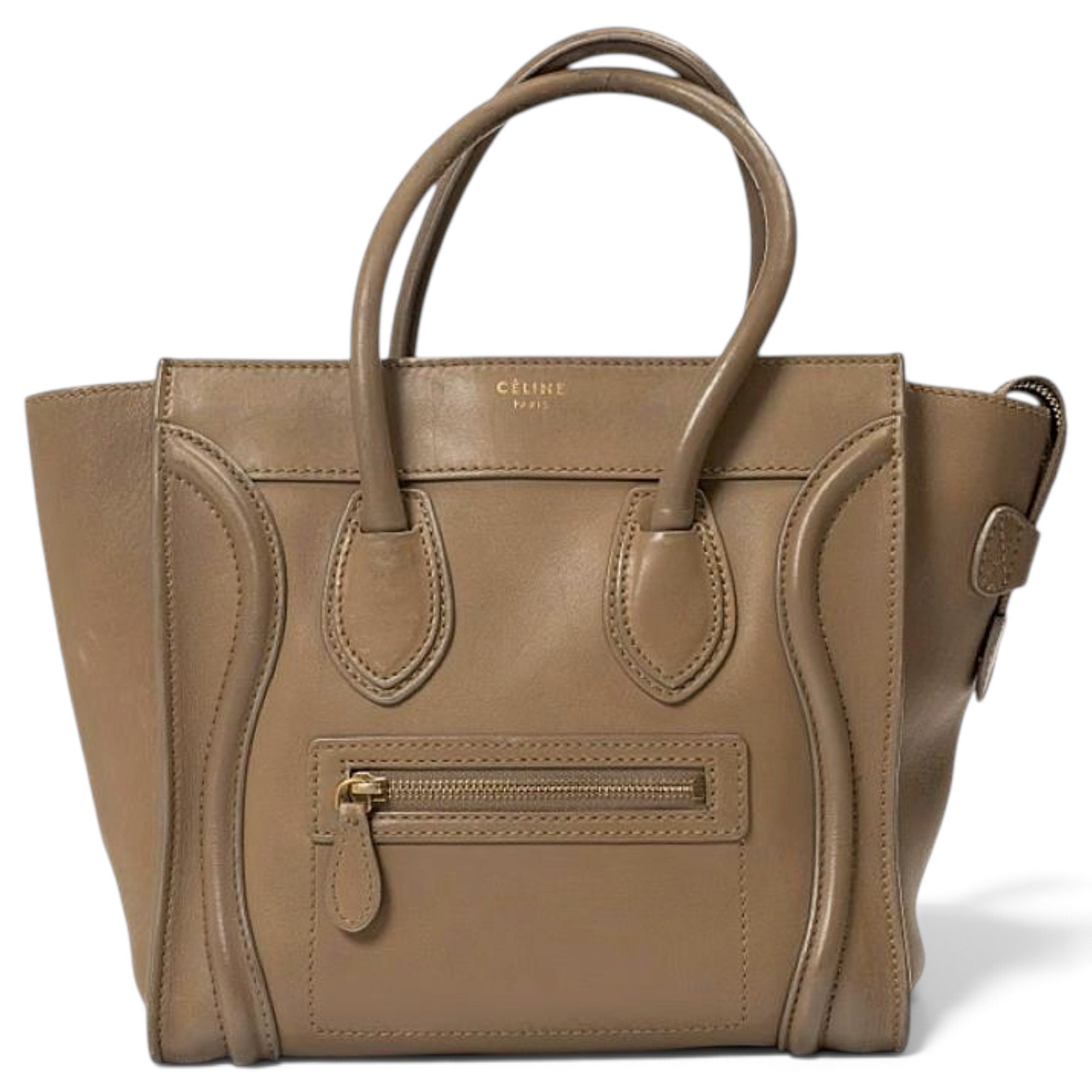 Luggage leather handbag