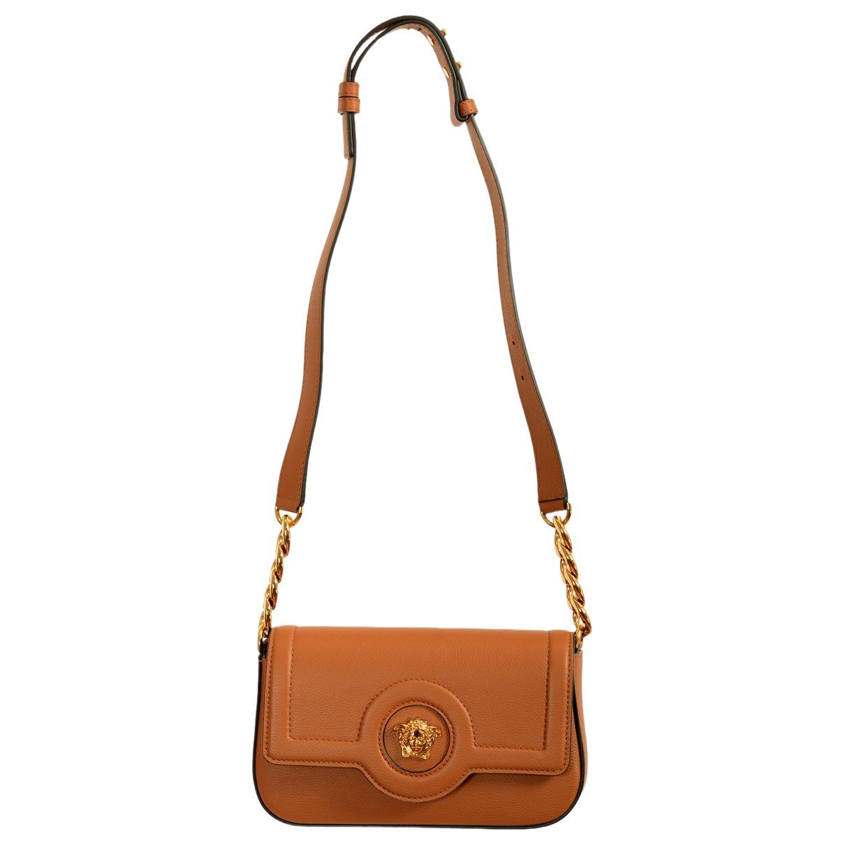 La Medusa leather handbag